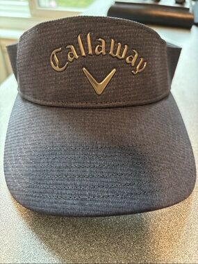 Callaway Navy Visor with Silver Logo